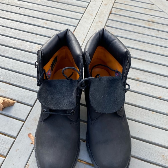 Black Timberland boots mens size 8.5 - Picture 8 of 10